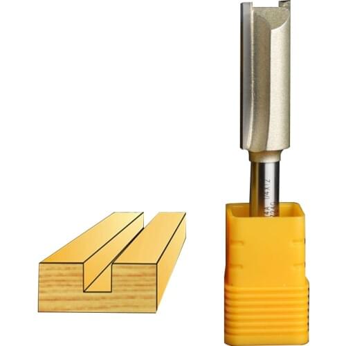 Fresas para router Woodworking Tools Metric Flute Straight Bit Arden Router Bits - 6.35mm - 1/4" Shank - Arden A0114