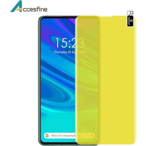5D Front Screen Hydrogel Film For Huawei P Smart Z Full Cover Protective Film For Huawei Y9 Prime 2019 Soft TPU Protector Film