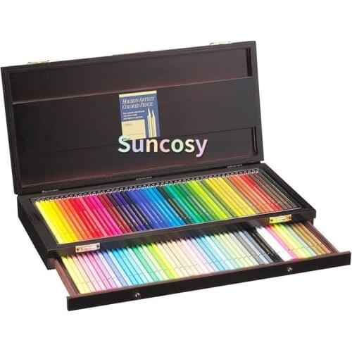 Holbein Artists oil colored pencil, 150 color pastel pencils set For Artists Drawing Sketching, Wooden Colored Pencils