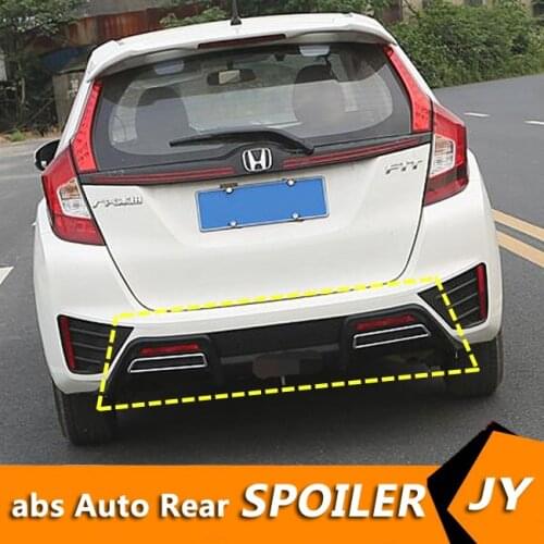 For HONDA FIT JAZZ Body kit front Bumper 2014-2017 For JAZZ WXK Diffuser Bumpers Protector bumper Before Rear lipspoiler
