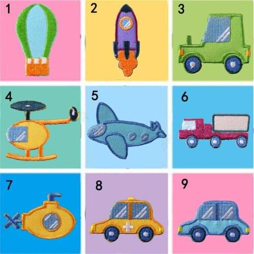 Maxsin 1 Pc High Quality Embroidery Small Car Stickers Child Clothes Appliques Dress Jacket Bag Patch Garment DIY Accessories