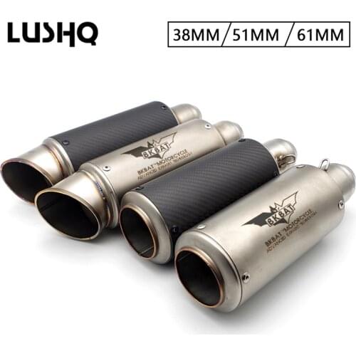 Motorcycle exhaust mufler Escape Moto For moto honda cbf honda hornet cb 600f aprilia dorsoduro 750 yamaha r15 v3 accessories