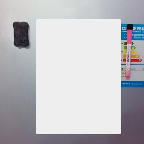 A4 Size Soft Whiteboard Writing Board Magnetic White Board Fridge Writing Board Removable Whiteboard