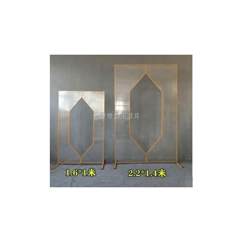 New wedding props film iron arch stage screen welcome area decoration sunshine plate iron frame