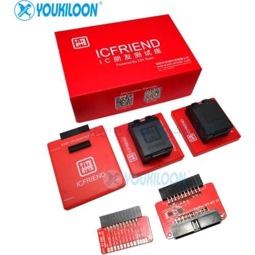 2019 NEWEST ORIGINAL UFS adapters socket ICFriend ICs-UFS 3 IN 1 support UFS BGA254 BGA153 BGA9 with EASY JTAG PLUS box work