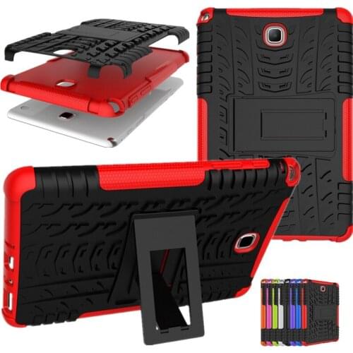 Wholesale TPU+PC Hybrid Armor Kickstand Hard Cover Case For Samsung Galaxy Tab A 10.1 T580 T550 8.0" T350 Tab4 T280 20pcs/lot