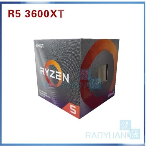 NEW Box AMD Ryzen 5 3600XT R5 3600XT 3.8GHz 6-Core 12-Thread CPU Processor 7NM 95W L3=32M 100-000000281 Socket AM4 With cooler