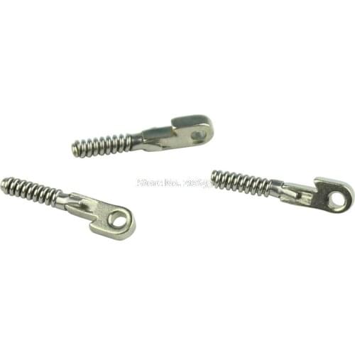 100pcs 1.3mm Thick Eyeglasses Spring Insert Glasses Repairing Flex Temples Optical Frame Broken Replacement Part 185