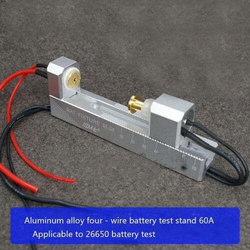 Self-locking aluminum alloy CNC four-wire battery holder fixture BF-30-60A for 18650 26650 AA AAA