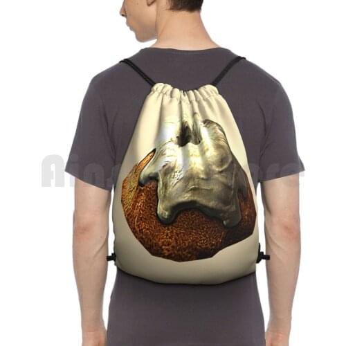 Sweet Roll This! Backpack Drawstring Bags Gym Bag Waterproof Skyrim Elder Scrolls V Elder Scrolls Watch The Skies