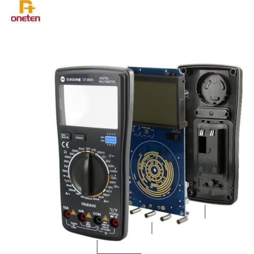 Sunshine DT-890N Multimeter High Precision Electronic For Mobile Phone Motheroard Repair Digital Display Multimeter