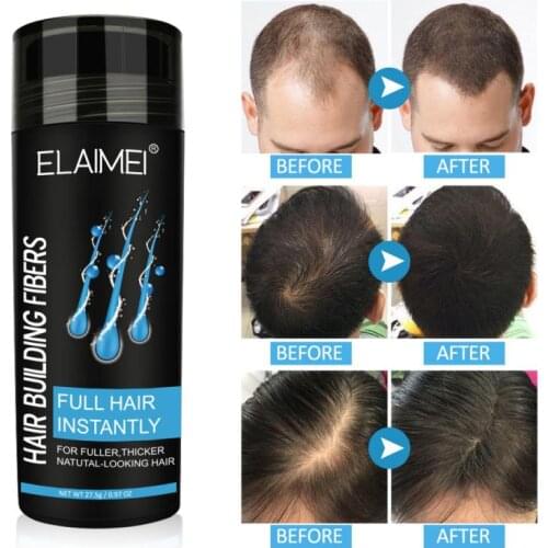 ELAIMEI Hair Growth Fiber Powder Replenishing Spray Hair Powder Instantly Replenishes The Hair Thick And Grows Quickly TSLM1
