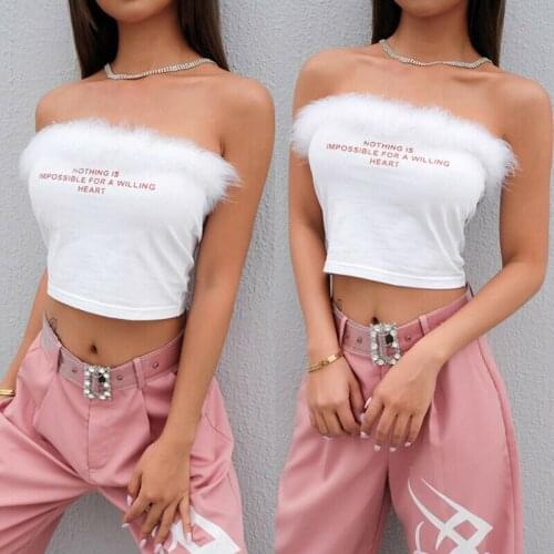 Women Sleeveless Bustier Crop Top Tube Tank Top Vest Ladies Blouse Shirt T-Shirt