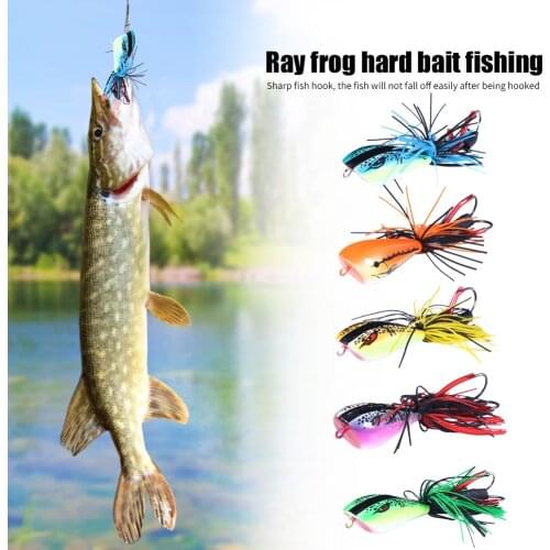Hard Bionic Frog Fishing Lure ABS Wobblers Outdoor Crankbait Tackle 9cm 10g Portable Easy Fishing Carrying False Bait