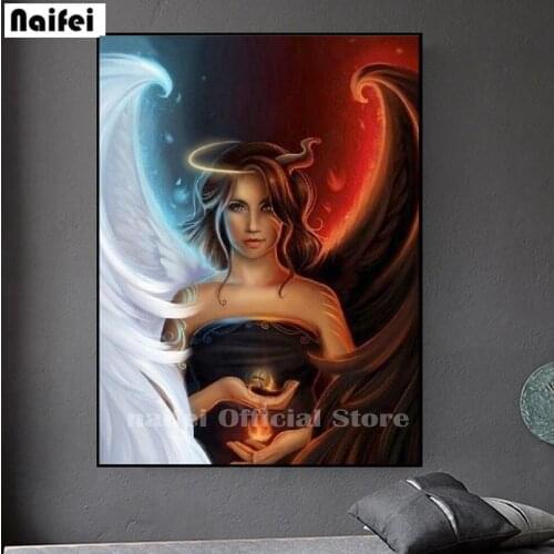 5D Diamond Embroidery Goddess Of Magic Full Square/Round Diamond Painting Portrait DIY Cross Stitch Kit Mosaic Wall Art Decor