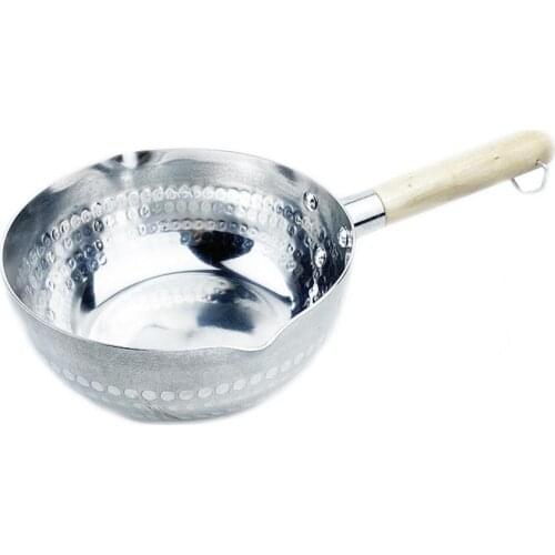 Aluminum Pan with Handle Cooker Boiled Porridge Noodles Milk Pot for Gas Stoves