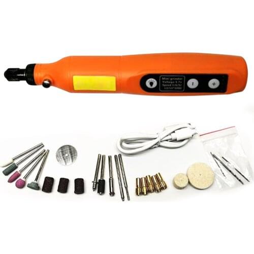 Wireless Electric Drill Kit Grinding Polishing 5 Speed Adjustable Electric Grinder Carving Grinding Engraving Pen Drill Tools