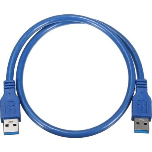 Fast Speed USB3.0 Extension Cable Type A Male to Type A Male Cord 0.6M USB Cable For Radiator Webcam Car MP3 Camera USB Cabo