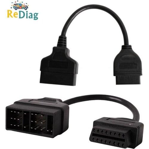20PCS/LOT OBD2 Diagnostic Connector 22 Pin to 16 Pin Connector Adapter For Toyota 22 pin OBD II Car OBD2 Diagnostic Tool