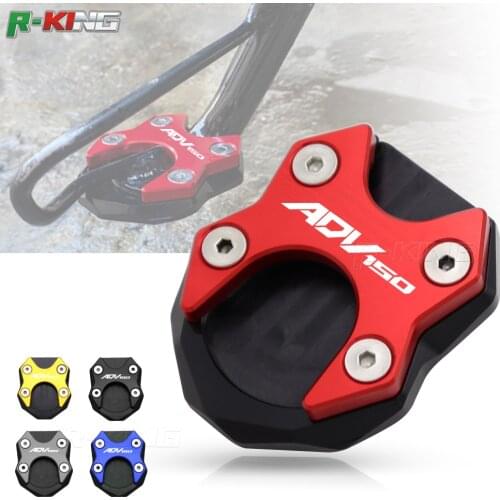 For HONDA ADV150 ADV 150 adv-150 2019 2020 Motorcycle Accessories CNC Aluminum Kickstand Sidestand Stand Extension Enlarger Pad