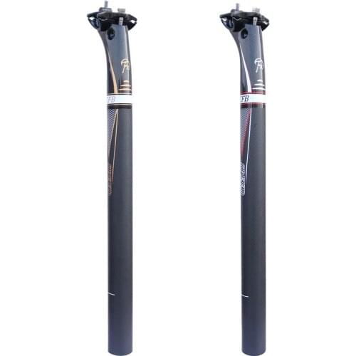 FCFB Full carbon seatpost bicycel seat post MTB/road bike seatpost 3k carbon matte 27.2/30.8/31.6*400mm
