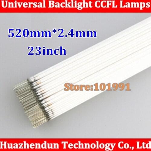 10PCS/LOT 520*2.4mm CCFL tube Cold cathode fluorescent lamps for 23" widescreen LCD monitor 520 MM