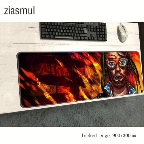 Hotline miami mouse pad gamer Fashion 900x300x2mm notbook mouse mat gaming mousepad large cool new pad mouse PC desk padmouse