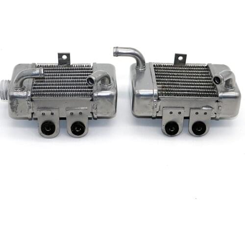 Alloy radiator kit for ktm 50 sx sxs, mini 49cc 50cc, chilled water, mini cross, trail bike