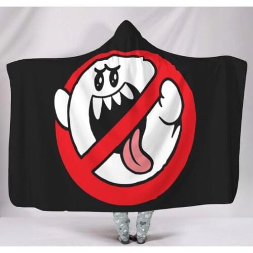 The Ghost Corps Hooded Blanket Super Soft Careful Workmanship Wearable Blanket for Adult Kids Seasons Bedding Sofa Throw Blanket