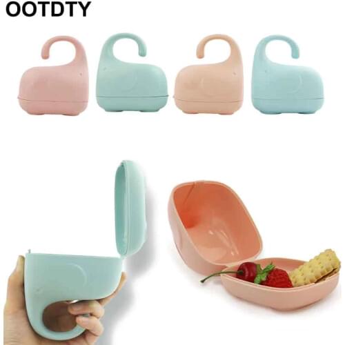 Portable Baby Pacifier Box Dustproof Cute whale-Shaped Pacifier Snack Travel Storage Box Safe PP Nipple Holder Case