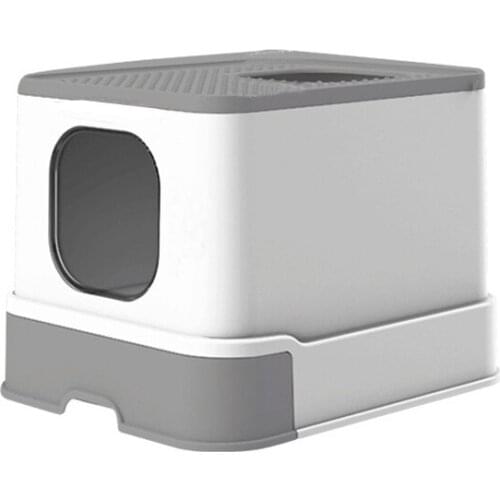 Drawer-type cat litter basin anti-sand fully enclosed anti-spatter drawer-type large cat toilet environmental protection m