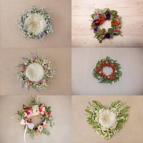 Photo Studio Props Photography Backdrop Lovely For Newborn Baby Concept Flower Vinyl Background Cloth