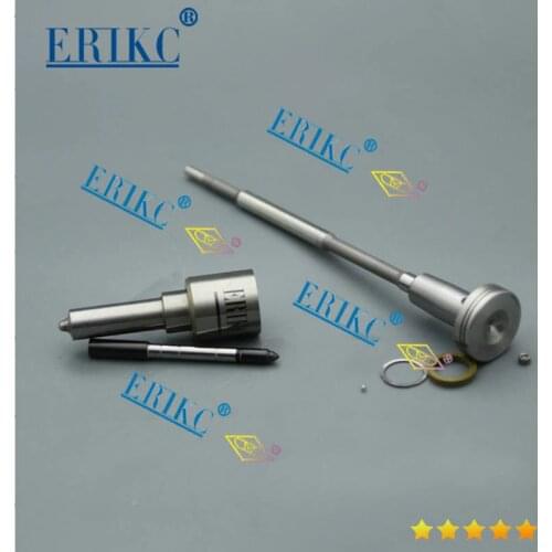 ERIKC diesel injector repair kits with nozzle DSLA140P862 F00VC01005 sealing rings, ball for 0445110021 0445110056 0445110146