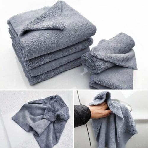 Microfiber Towel Cleaning Cloth Kitchen Dish Towel Cleaning Rags Car Washing Drying Scouring Pads 40X40CM 380GSM Premium
