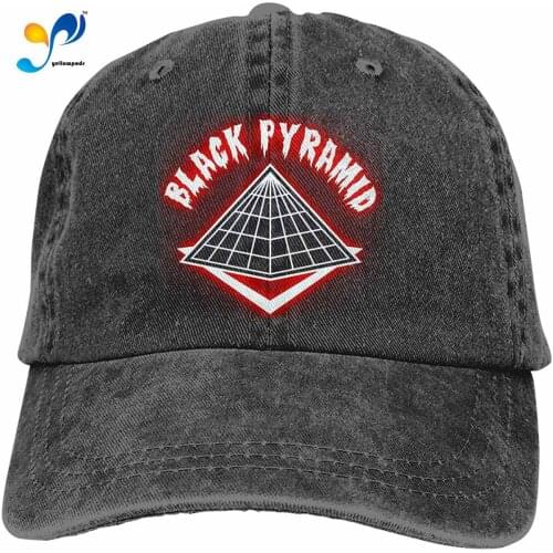 Chris Brown-Black Pyramid Unisex Cowboy Hat Adjustable Casquette Stylish Cap Black