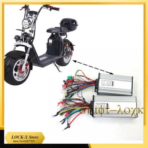 Free Shipping 60V 1500W 2000W Three-speed Gear Shifting Vector Sine Wave Controller For Citycoco Electric Scooter parts