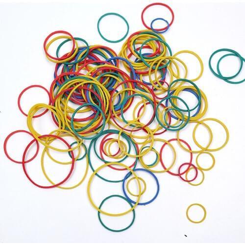 High Quality Color Elastic Rubber Band 13-38mm For School Office Home Industrial Rubber Band Stationery Packaging Tape