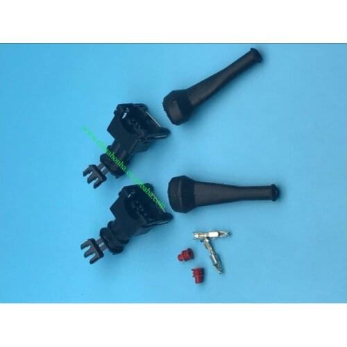 10pcs/lot For TYCO AMP Junior Power Timer 2 Way Fuel Injector Connector EV1 282189-1