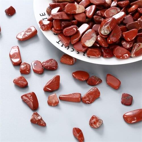 100g 7mm-10mm Red Jasper Gravel Natural And Mineral Stones Chakra Healing Crystals Witchcraft Supplies Decorations For Aquarium