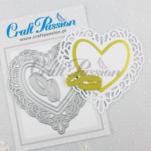 2021 AliliArts Metal Cutting Dies Heart doily diy Scrapbooking Photo Album Decorative Embossing PaperCard Crafts Die
