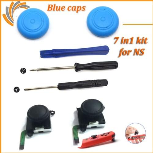 New Coming 3D Analog Sensor Module Joystick Thumbstick For Nintendo Switch NS Joy-Con Controller With Repair Tool Optional 7in1