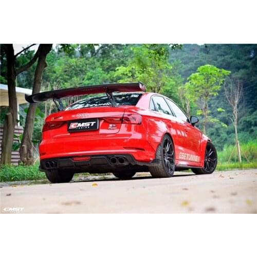 Suit For S3 Audi Refitting Cmst Wide Body Enveloping A3 Carbon Fiber Front Machine Cover Rear Lip Kit