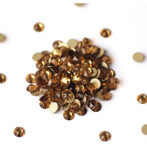 CTPA3bI Super Glitter Sewn Rhinestones Strass Hyacinth Flatback Sewing Fabric Garment Glass Crystal Stones for Nail Art