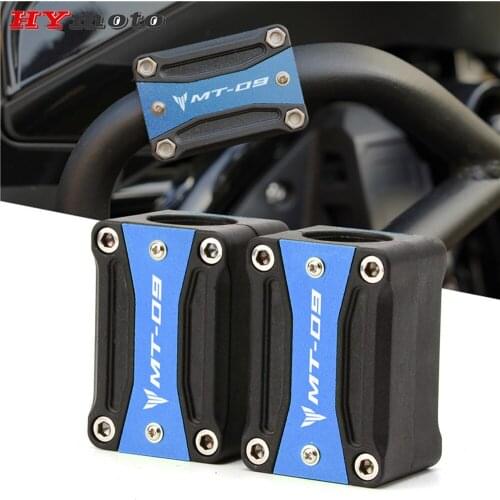 Motorcycle Decorative Block Crashbar Decor For Yamaha MT09 Tracer FZ09 FJ09 MT-09 MT 09 2017-2020 Engine Guard Protection Bumper