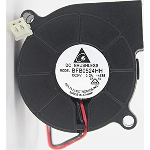 Deltaa 5015 24V 0.2A 5CM Cooling Fan BFB0524HH 6months Warranty