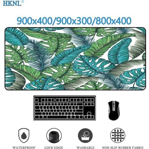 Back bamboo leaves maplestory mousepad gamer gaming accessories custom mouse pad xxl desk pad Office carpet xxl carpet 900x400