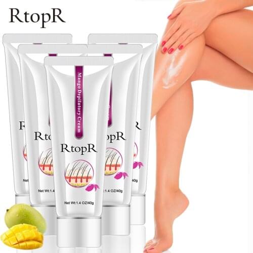 5pcs Mango Body Hair Removal Cream for Men and Women Hand Leg Hair Loss Cream Removal Armpit Hair Care Depilatory Cream