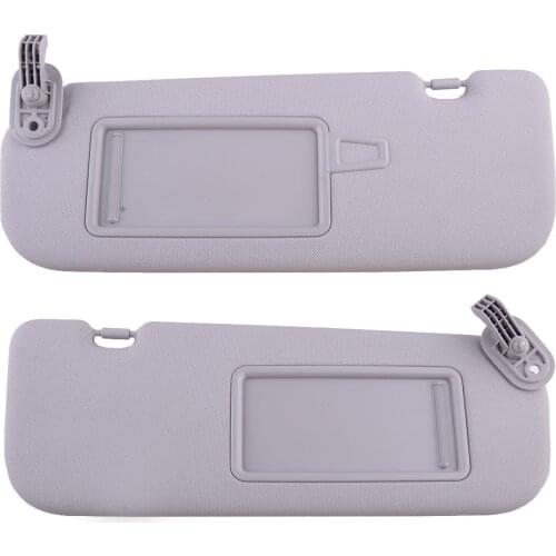 1 Pair Left & Right Car Sun Visor Gray Fit For Hyundai Elantra 852103X000TX 852203X000TX 2011 2012 2013 2014 2015