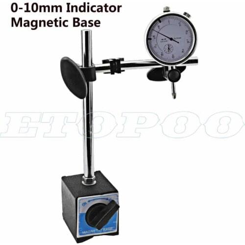 0-10mm Dial Indicator 60kg Magnetic Base With Fine Adjustment Magnetic Base Holder Stand Magnetic Correction Gauge Stand