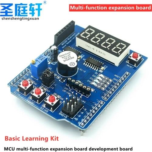 Arduino multifunctional expansion board basic learning kit single-chip microcomputer development board